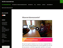 Tablet Screenshot of hetbioresonantiehuis.nl
